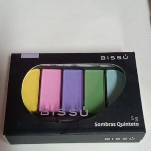 Vibrant Eyeshadow Palette - Yellow, Pink, Purple, Green, Blue